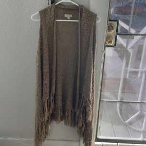 Tan sweater size small